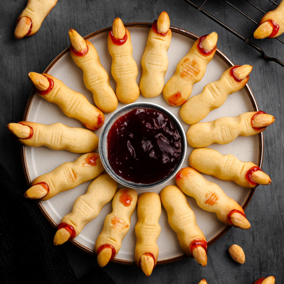 Witch Finger Cookies (without food coloring!) One Perfect Room