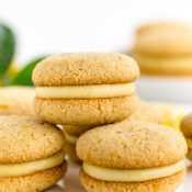 Paleo Chewy Lemon Cookie Sandwiches (grain-free, dairy-free ...