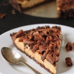 Healthier No-bake Peanut Butter Pie (grain-free) - Texanerin Baking