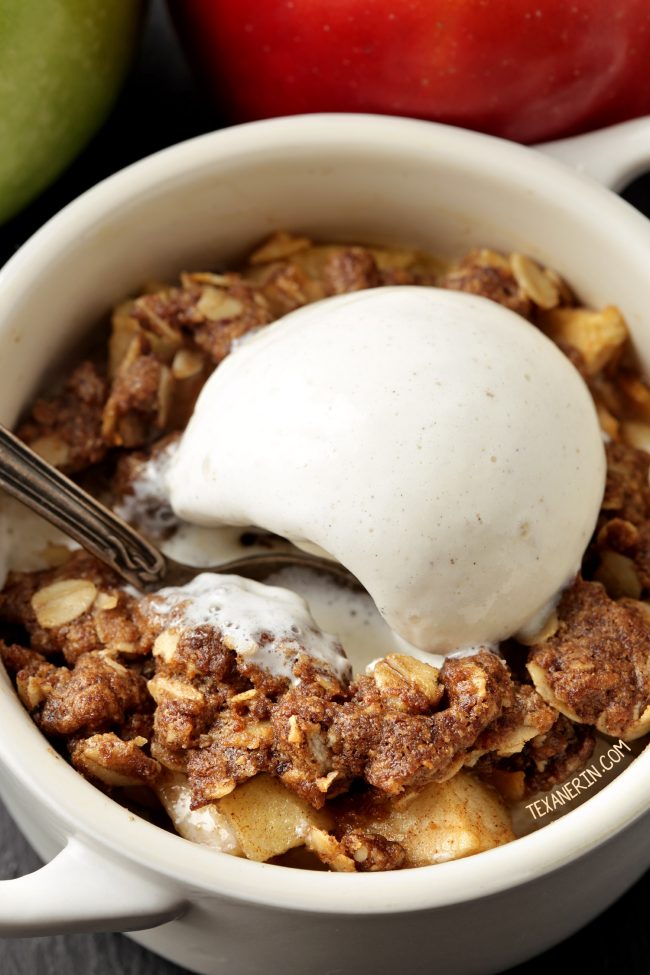 Healthy Apple Crisp Recipe {Gluten Free & Very Easy} - Kim's Cravings