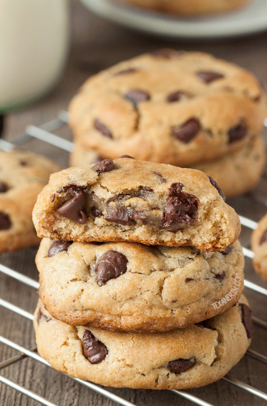 Soft and Chewy Gluten-free Chocolate Chip Cookies - Texanerin Baking