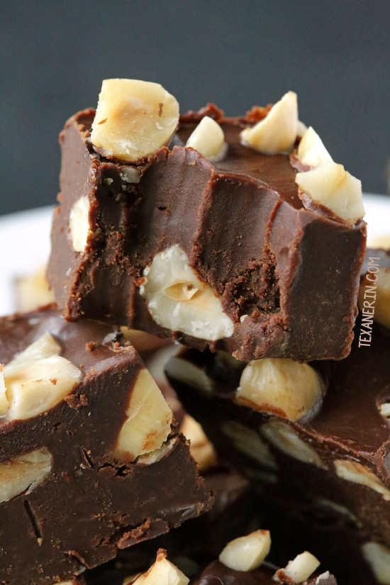 Chocolate Hazelnut Fudge {paleo-friendly, vegan and gluten-free}