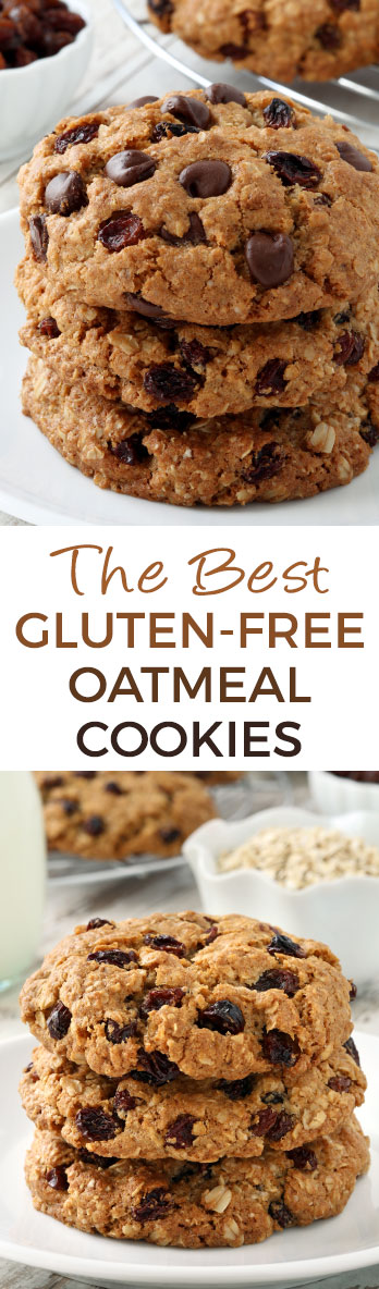 Gluten-free Oatmeal Cookies (no funky texture! perfect texture ...