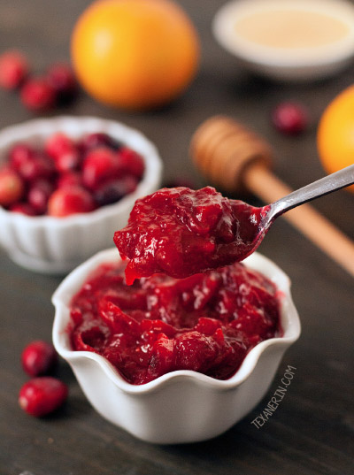 Healthy Paleo Cranberry Sauce • Bakerita