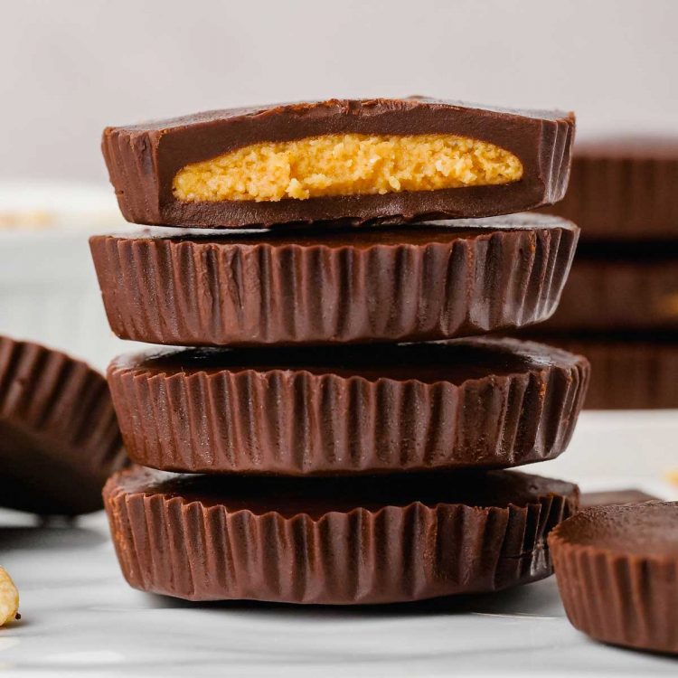 Keto Peanut Butter Cups (fun, easy to make! vegan option) - Texanerin ...