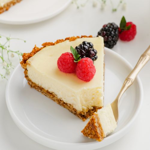 Eggless Cheesecake (no special ingredients, extra creamy!) - Texanerin ...