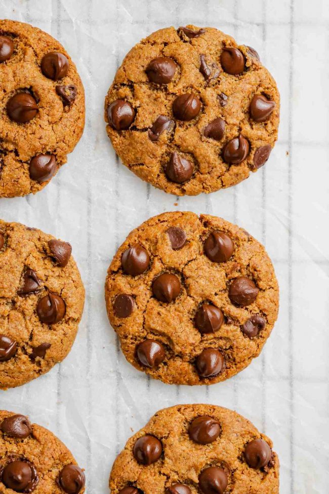 Gluten-Free Peanut Butter Chocolate Chip Cookies (Dairy-Free) - MamaShire