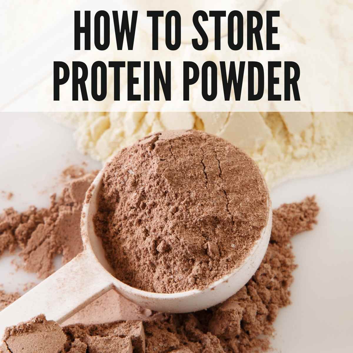 How to Store Protein Powder - Texanerin Baking