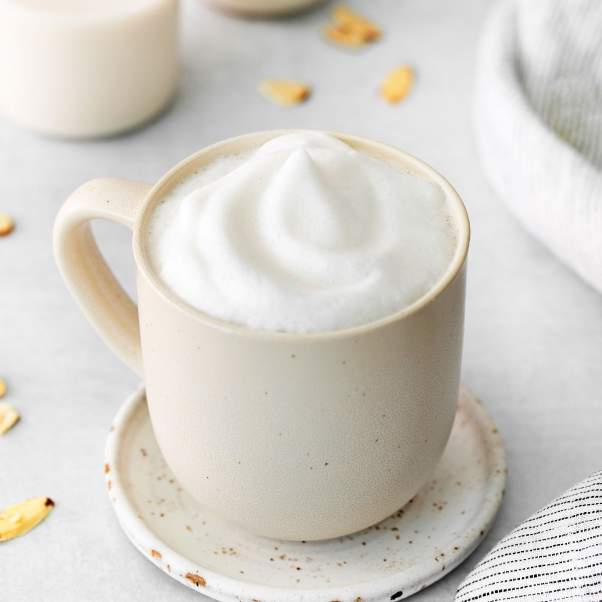 Can You Froth Almond Milk? Yes, Here's How! - Keeping the Peas