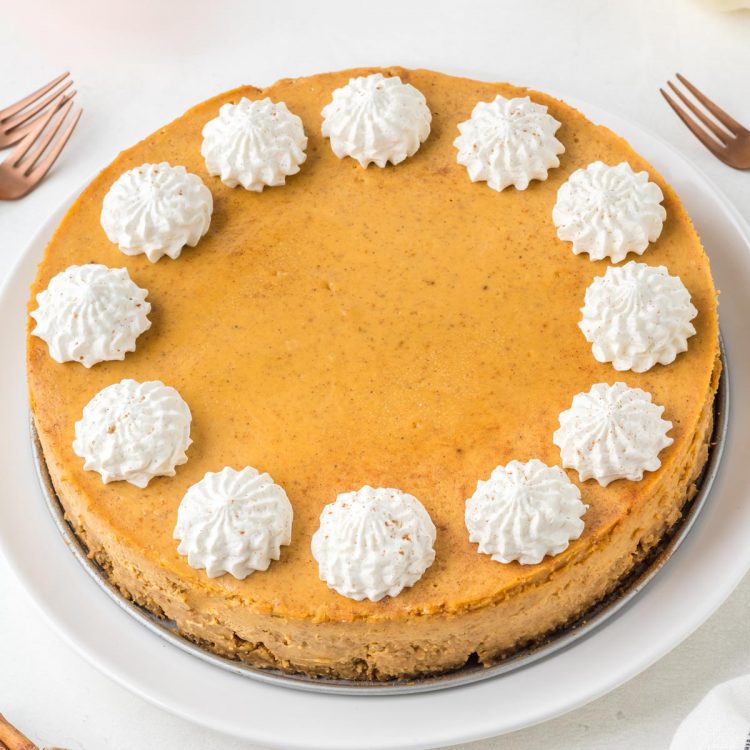 Gluten-free Pumpkin Cheesecake - Texanerin Baking