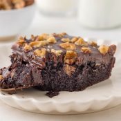 Chocolate Walnut Cake - Texanerin Baking