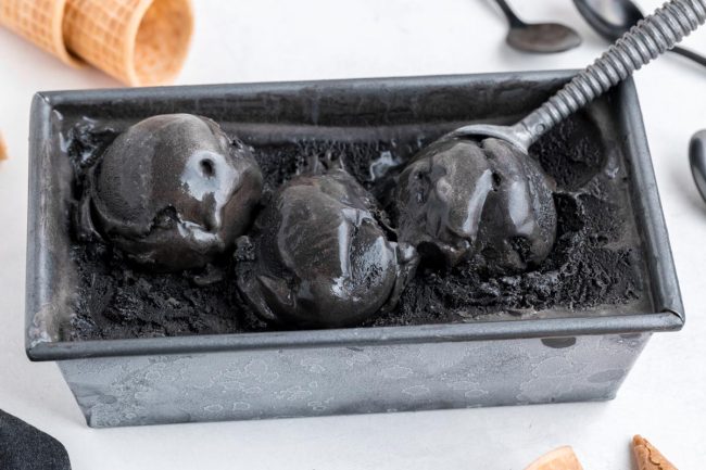 Black Ice Cream - Texanerin Baking