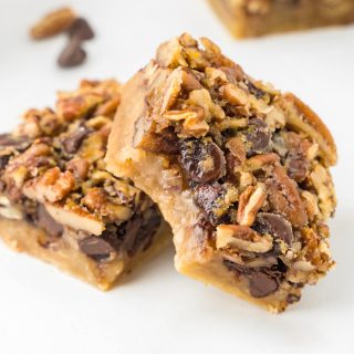 Chocolate Pecan Pie Bars - Texanerin Baking